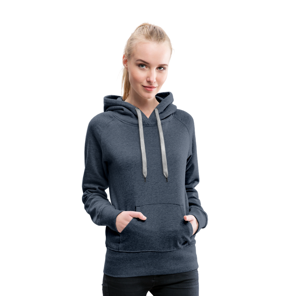 Woman Hoodie Ghost Doodle Light - Jeansblau