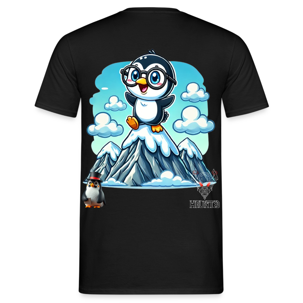 Men T-Shirt KasPenguin on Top - Schwarz