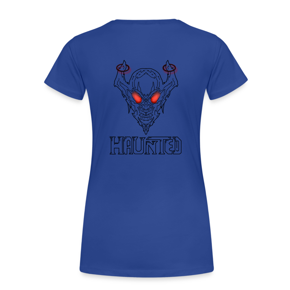 Women T-Shirt Deamon Black - Königsblau