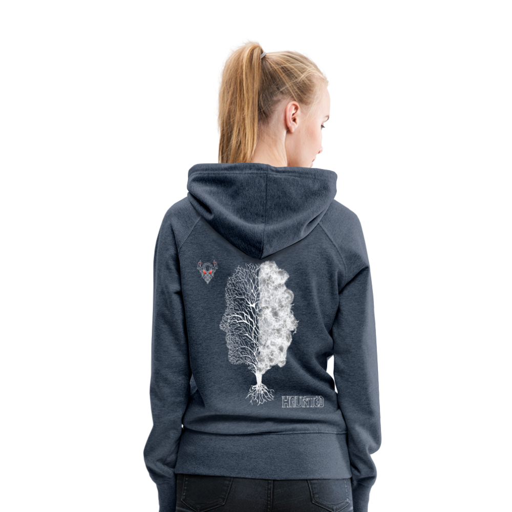 Woman Hoodie Dead or Alive - Jeansblau