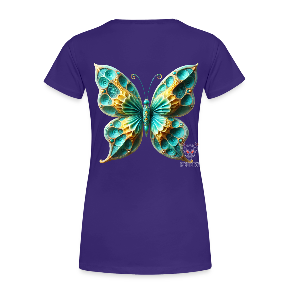 Woman T-Shirt Aqua Wing Symphony - Lila