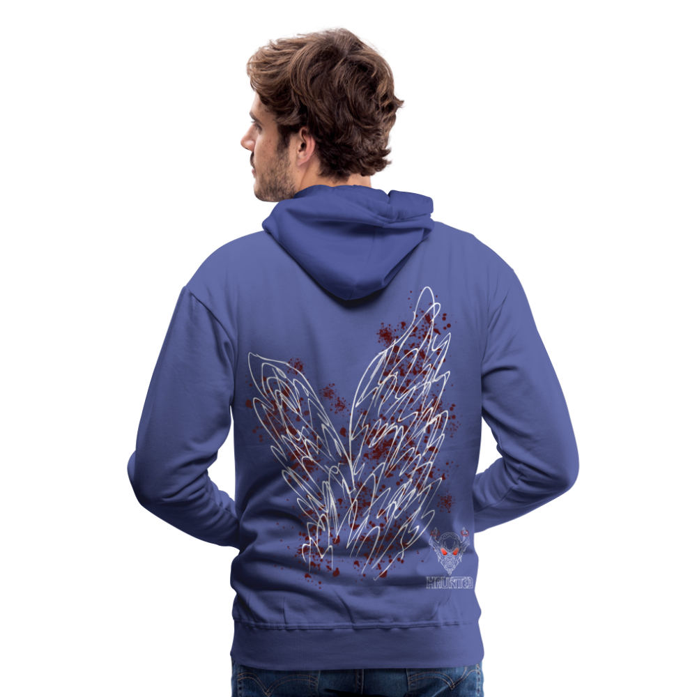 Men Hoodie Dark Red Wings - Königsblau