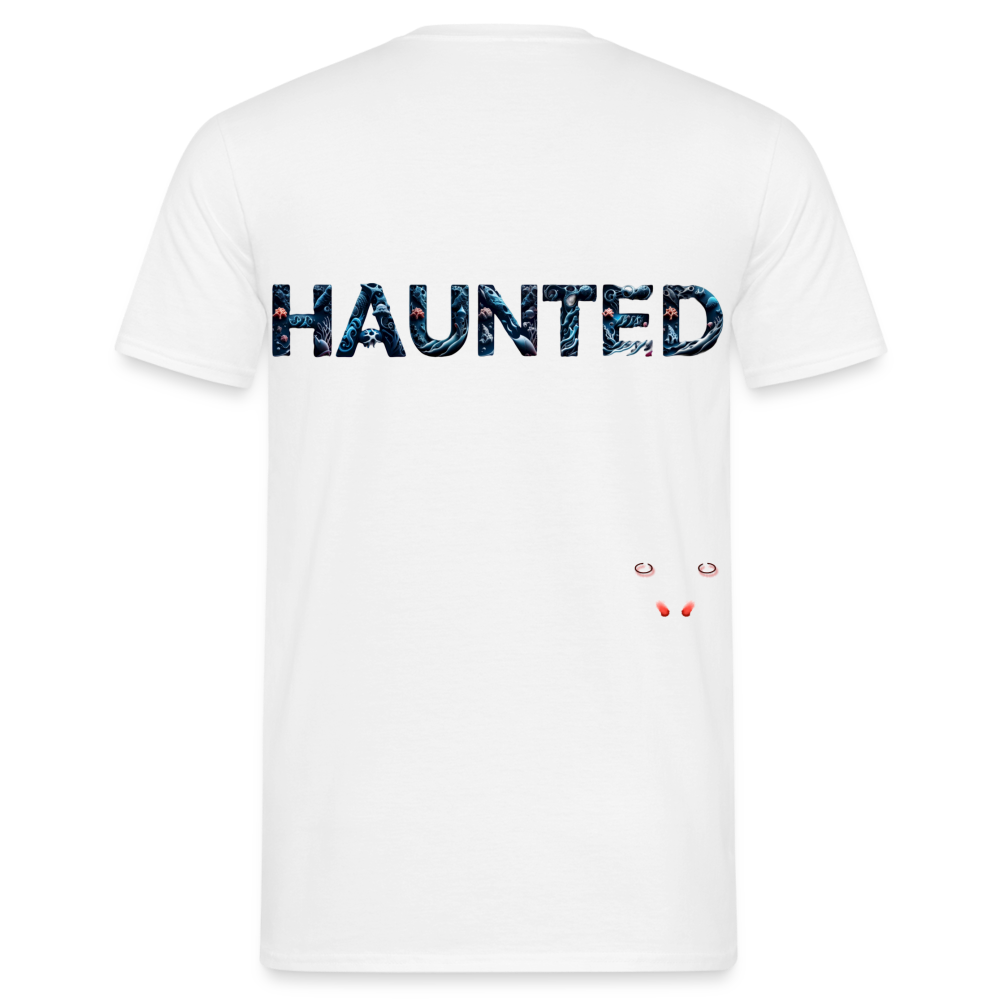 Men T-Shirt Abyssal Coral Glow - Weiß
