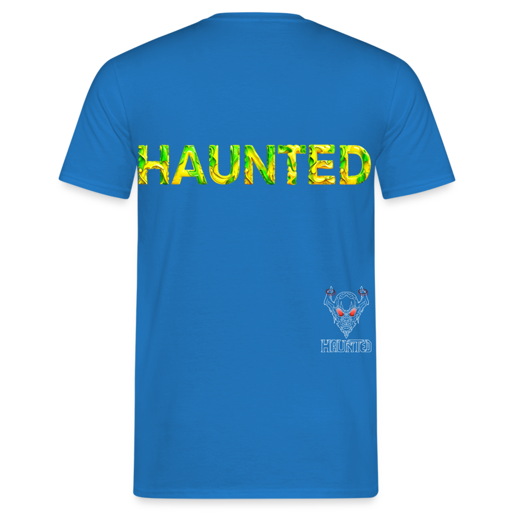 Men T-Shirt Citrus Jungle Splash - Royalblau
