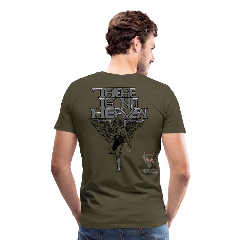 Men T-Shirt There Is No Heaven - Khaki