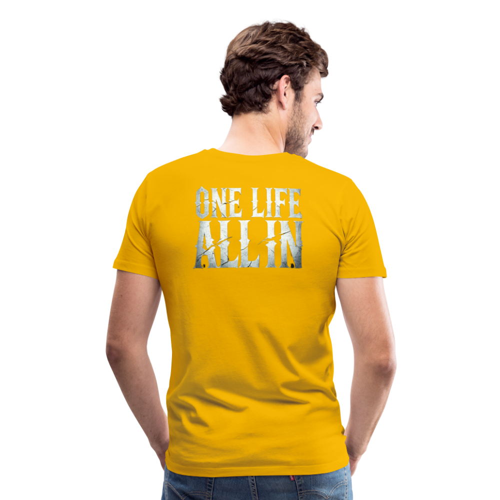 Women T-Shirt One Life All In - Sonnengelb