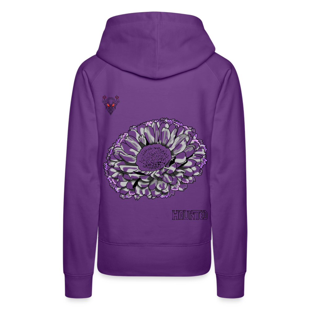 Woman Hoodie Calendula Fade - Purple