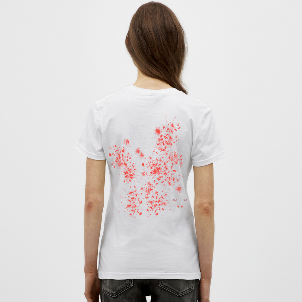 Women T-Shirt Red Wings - Weiß