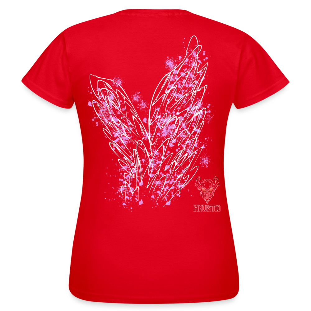 Women T-Shirt Light Purple Wings - Rot