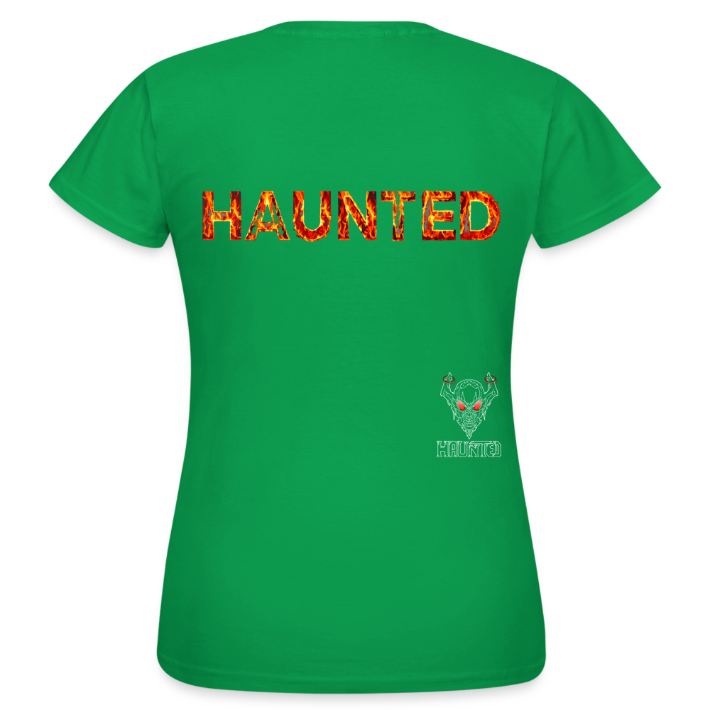 Women T-Shirt Blazing Ember Fury - Kelly Green
