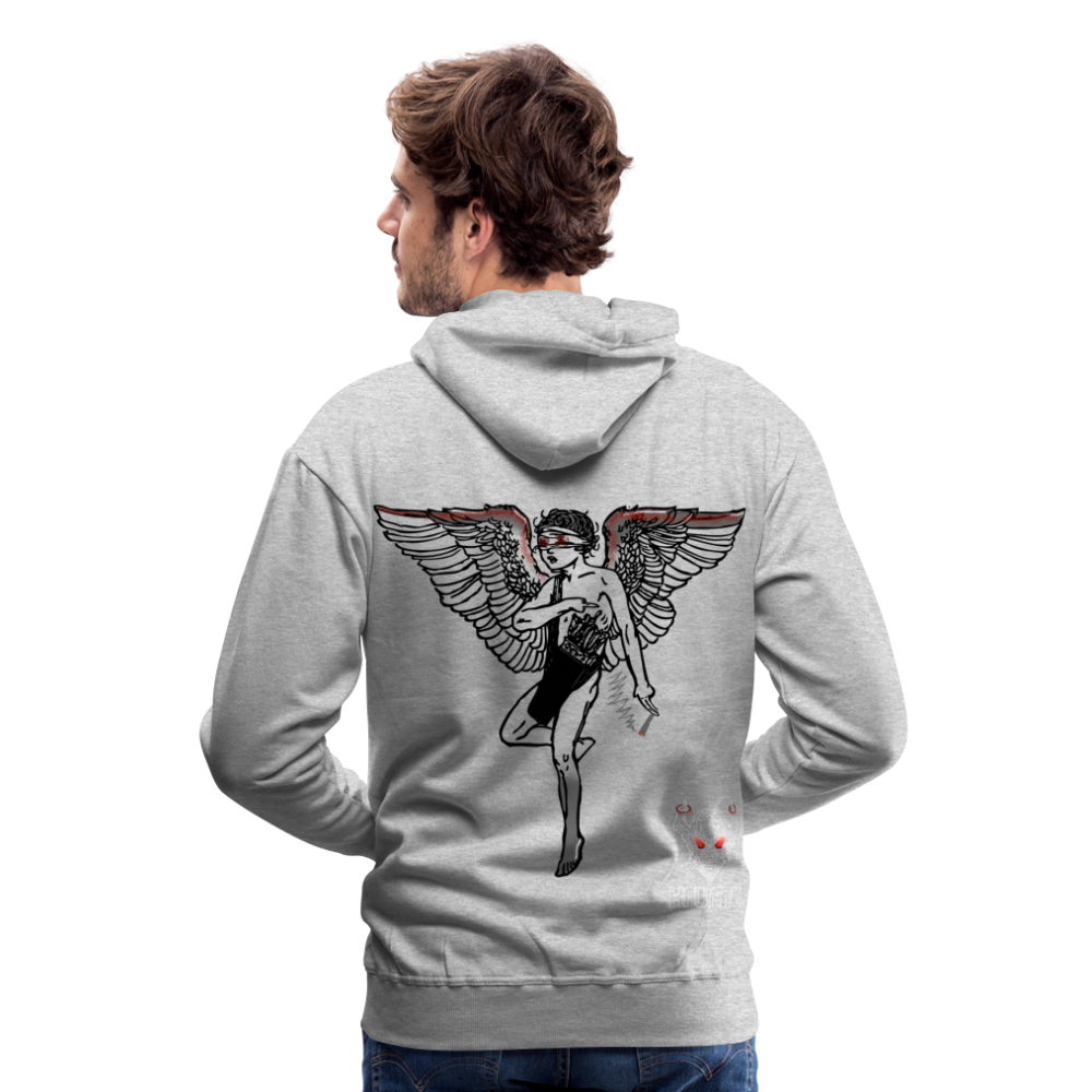 Men Hoodie There Is No Heaven bloody - Grau meliert