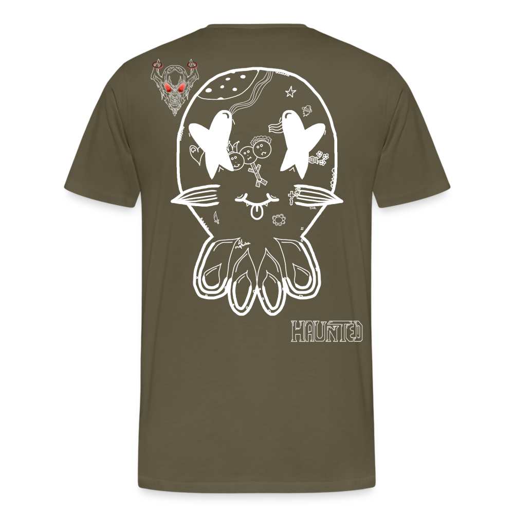Man T-Shirt Ghost Doodle Light - Khaki