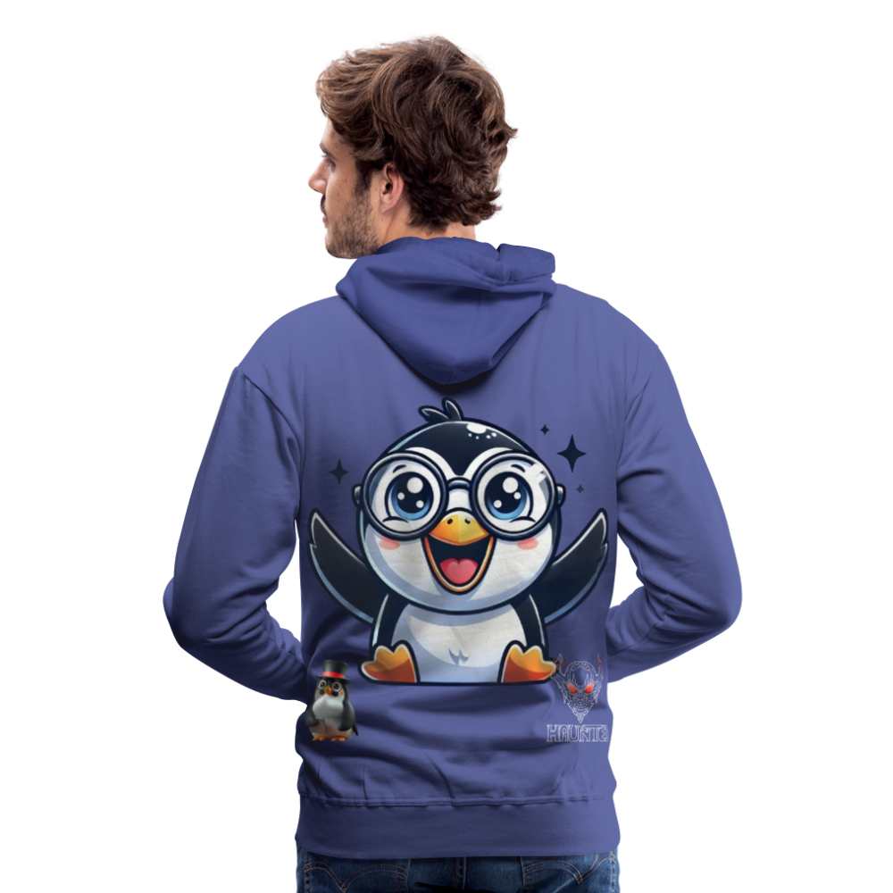 Men Hoodie KasPenguin Happy - Königsblau