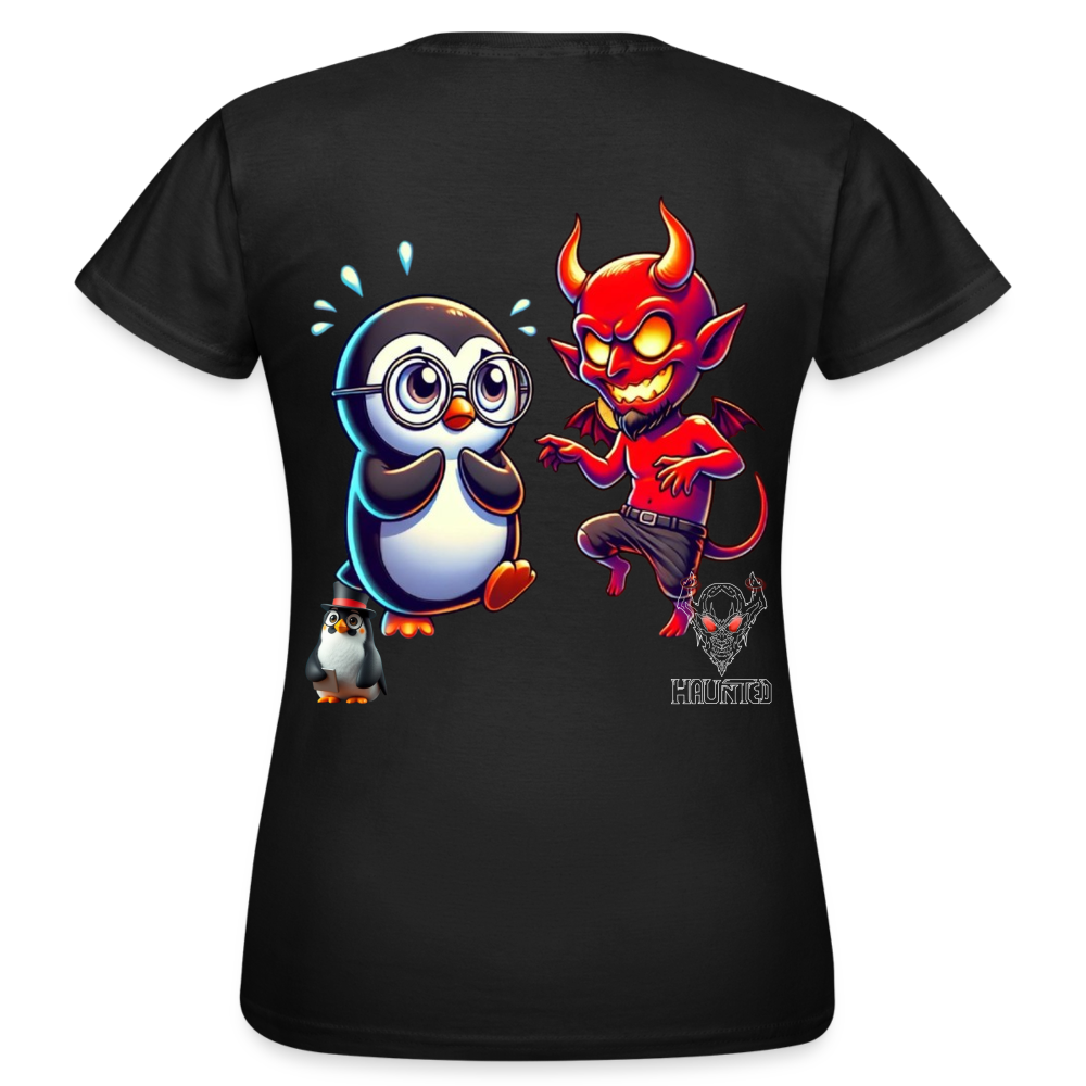 Women T-Shirt Dancing with Devil - Schwarz
