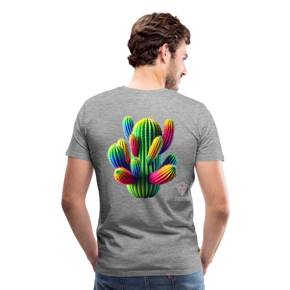 Männer Premium T-Shirt - Grau meliert