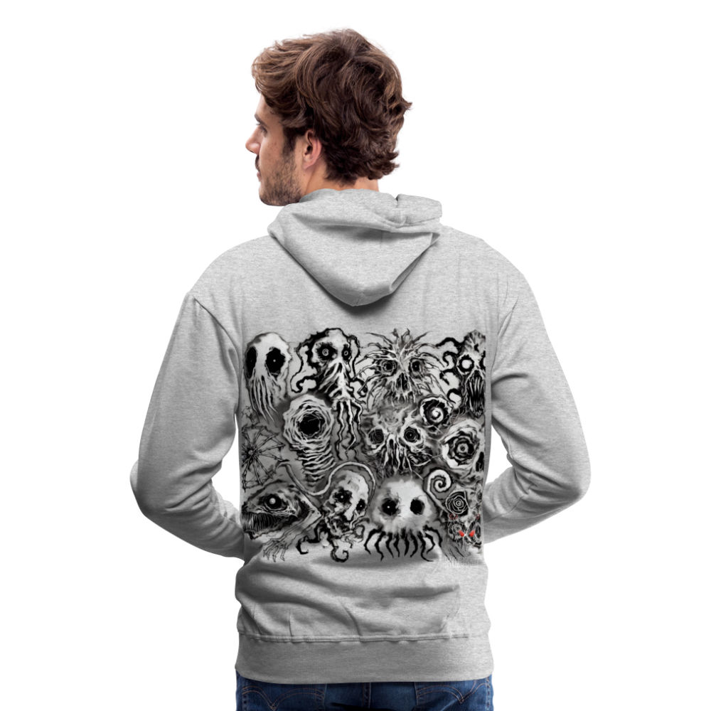 Men Hoodie Nightmare Veil Creatures - Grau meliert