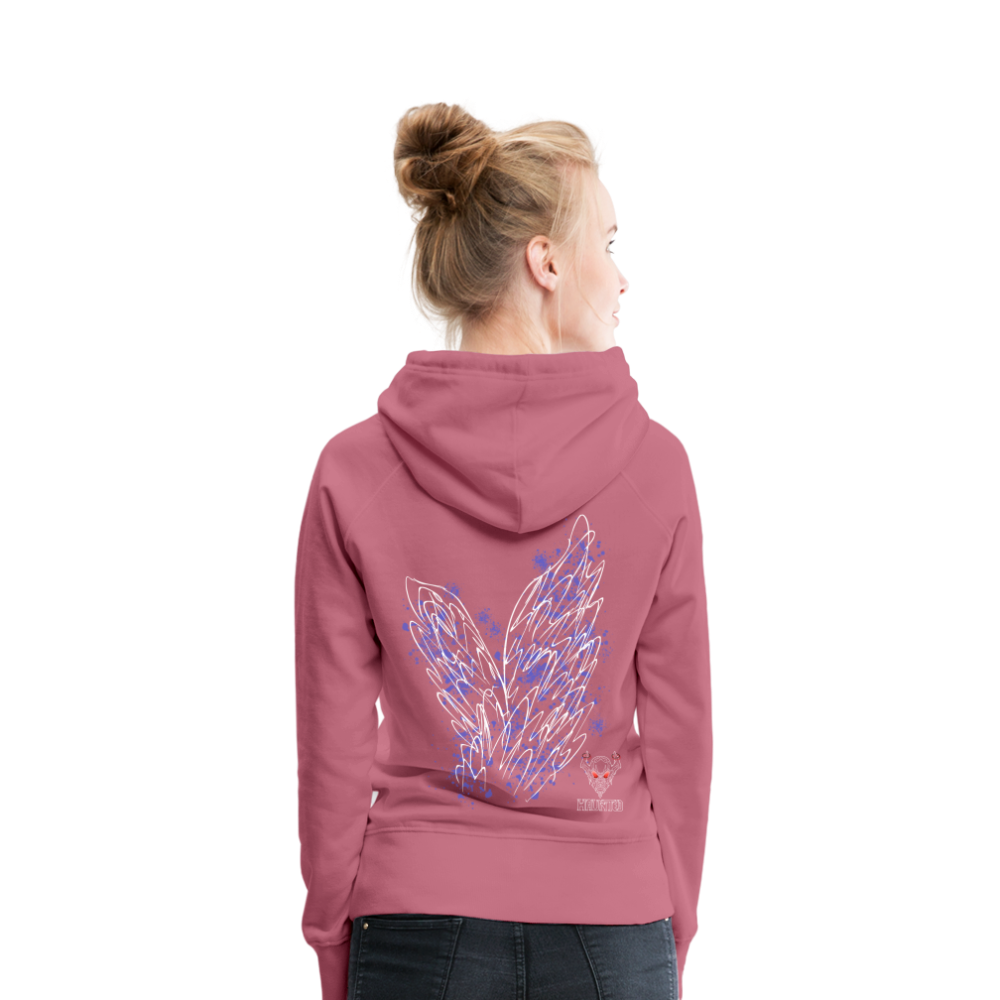 Women Hoodie Light Blue Wings - Malve