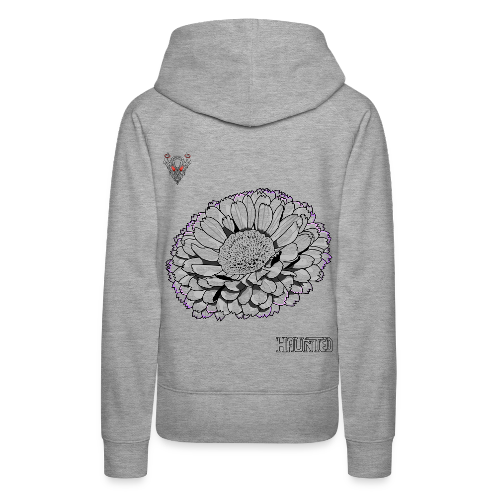 Woman Hoodie Calendula - Grau meliert