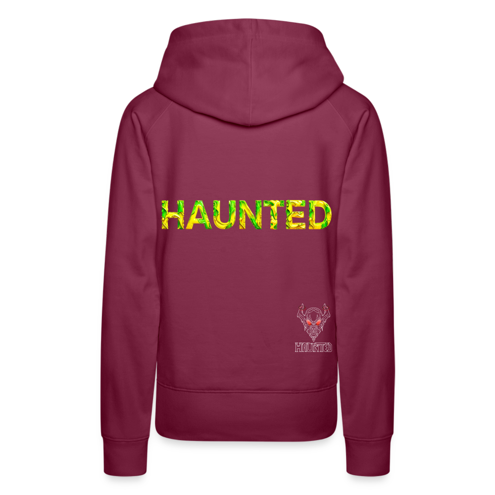 Women Hoodie Citrus Jungle Splash - Bordeaux