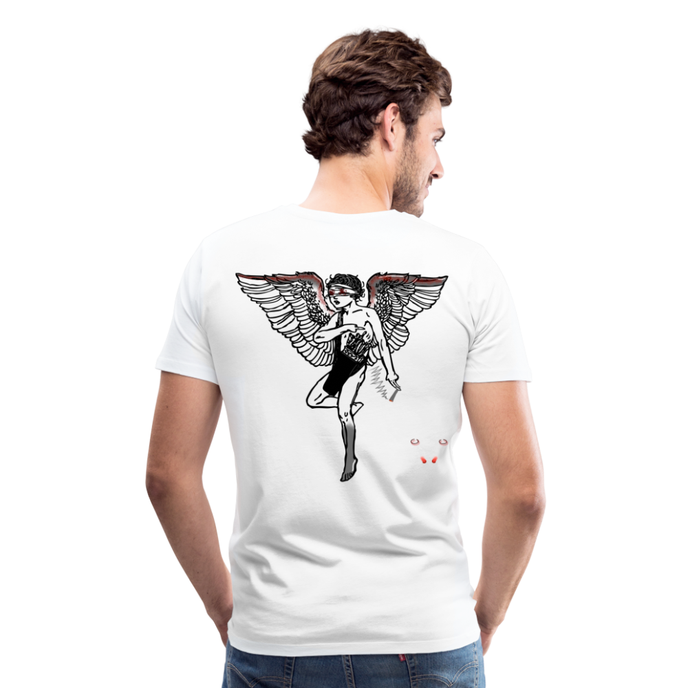 Men T-Shirt Angel bloody - Weiß