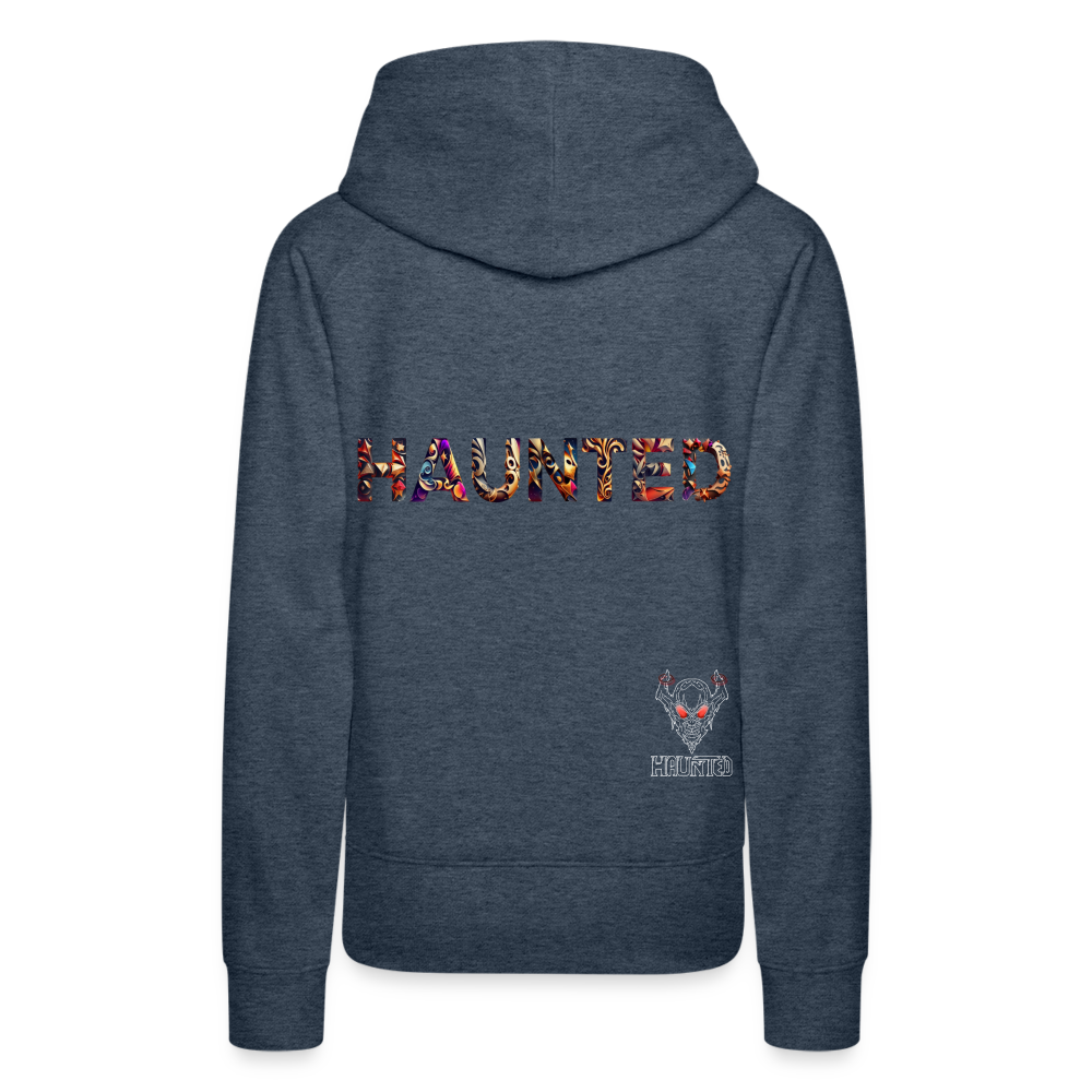 Women Hoodie Mystic Aura Blend - Jeansblau