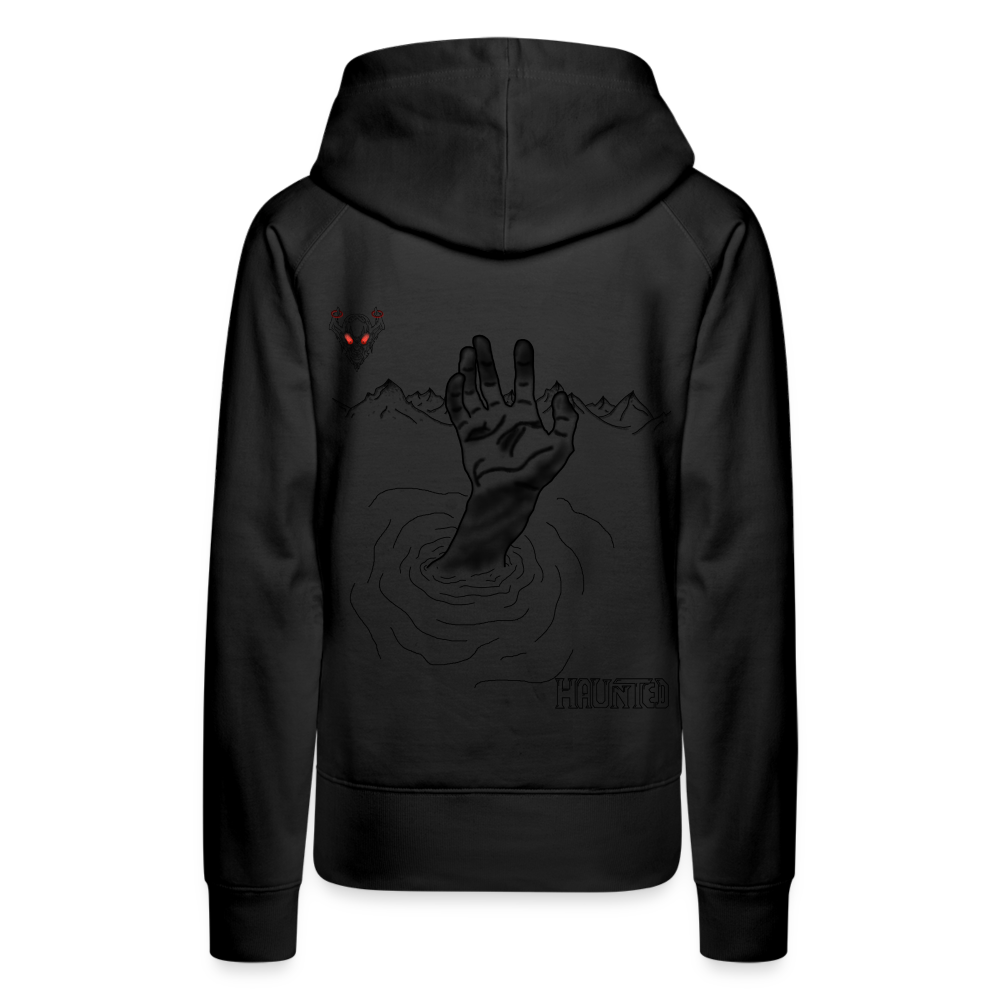 Woman Hoodie Drowning - Schwarz