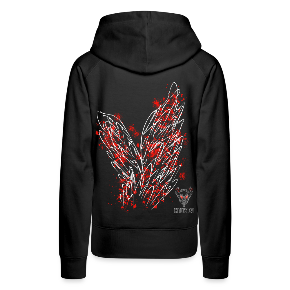 Women Hoodie Red Wings - Schwarz