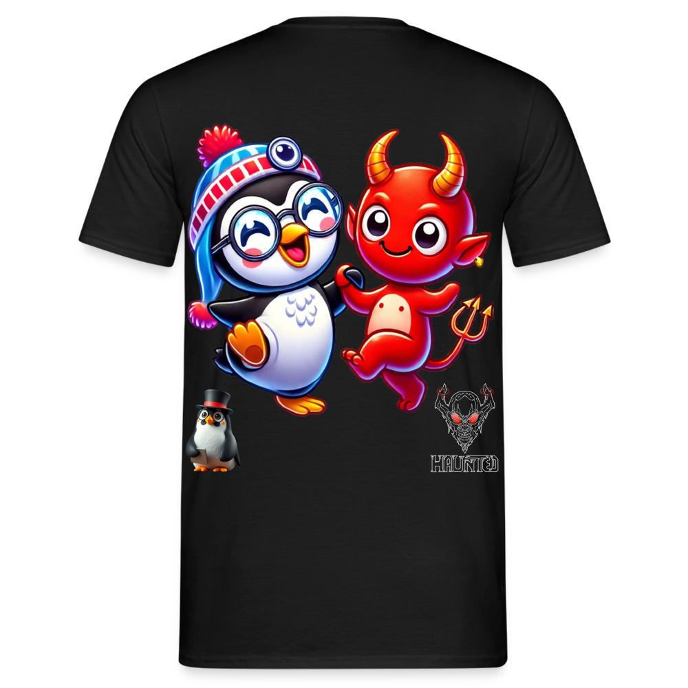 Men T-Shirt Dancing with Devil - Schwarz
