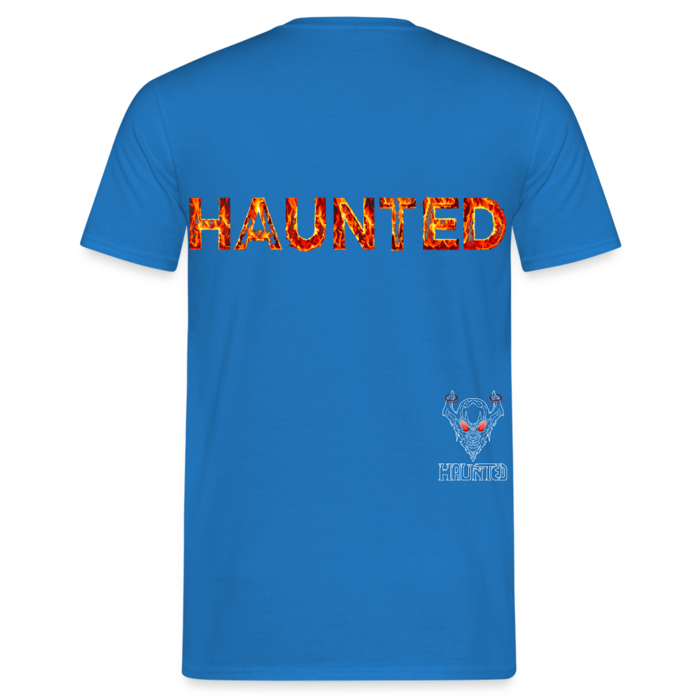 Men T-Shirt Blazing Ember Fury - Royalblau