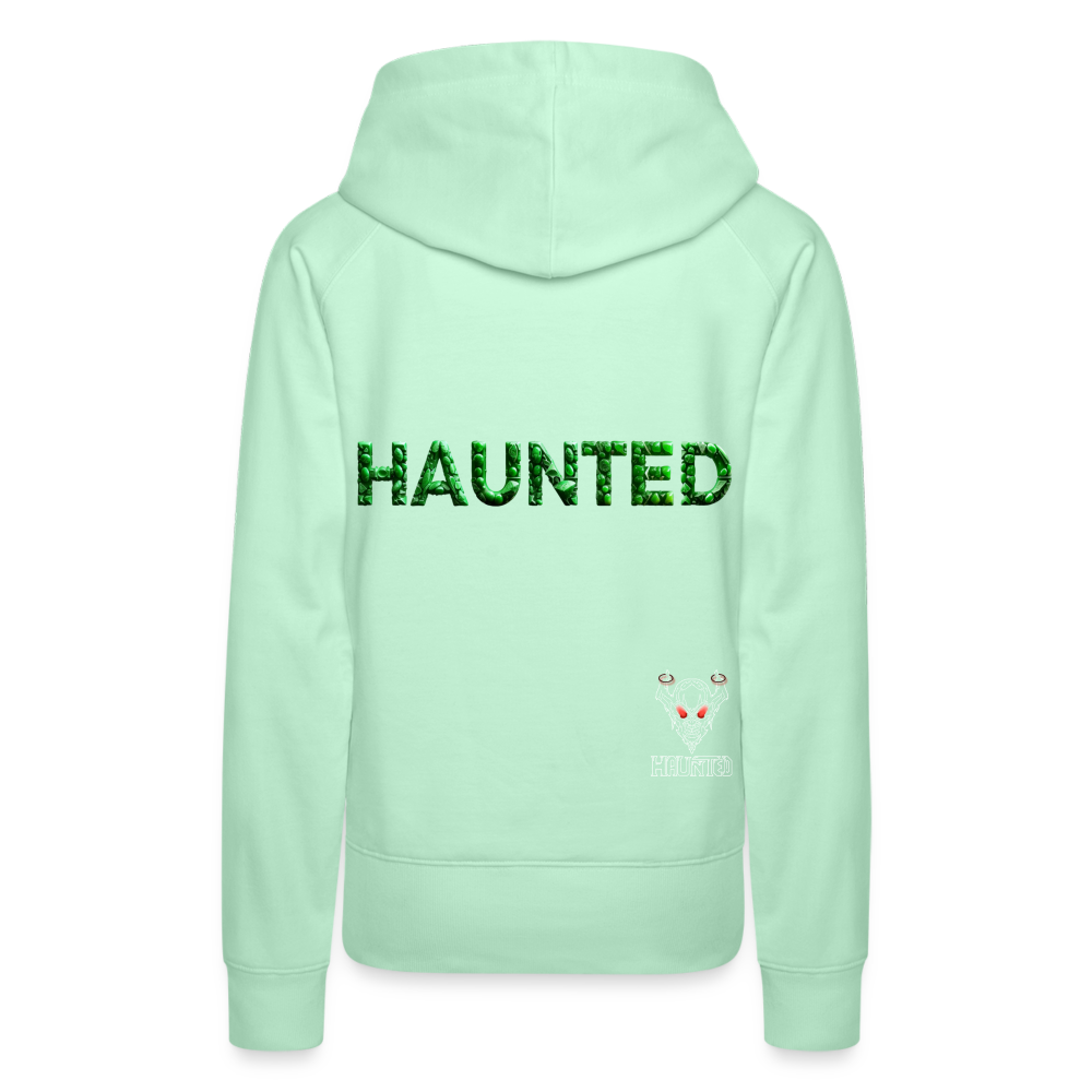 Women Hoodie Emerald Gem Elixir - helles Mintgrün