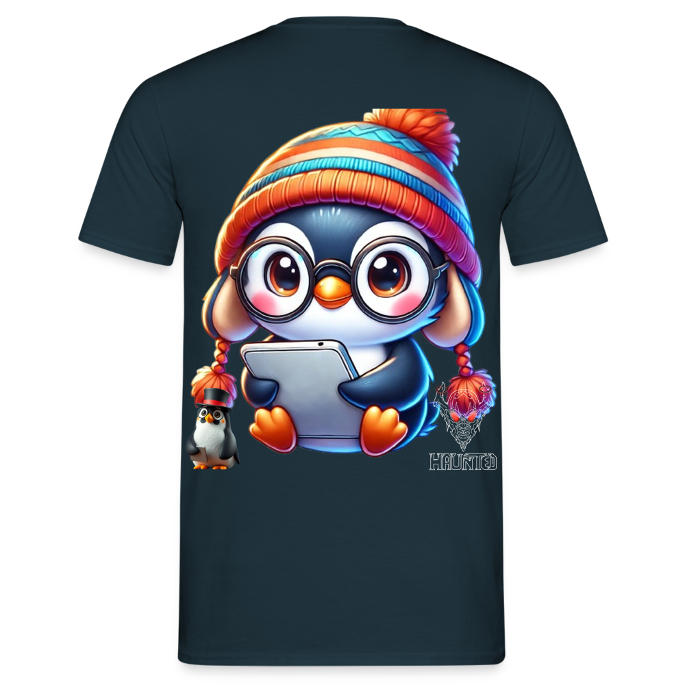 Men T-Shirt KasPenguin with Pad - Navy