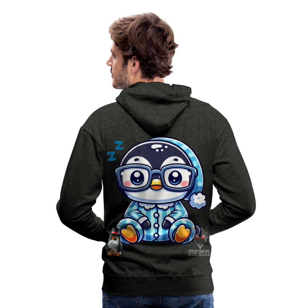 Men Hoodie KasPenguin in Pyjama - Anthrazit