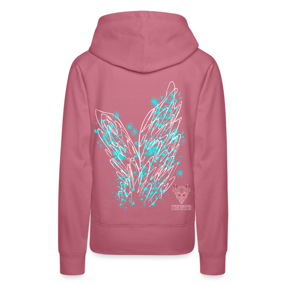 Women Hoodie Aqua Wings - Malve