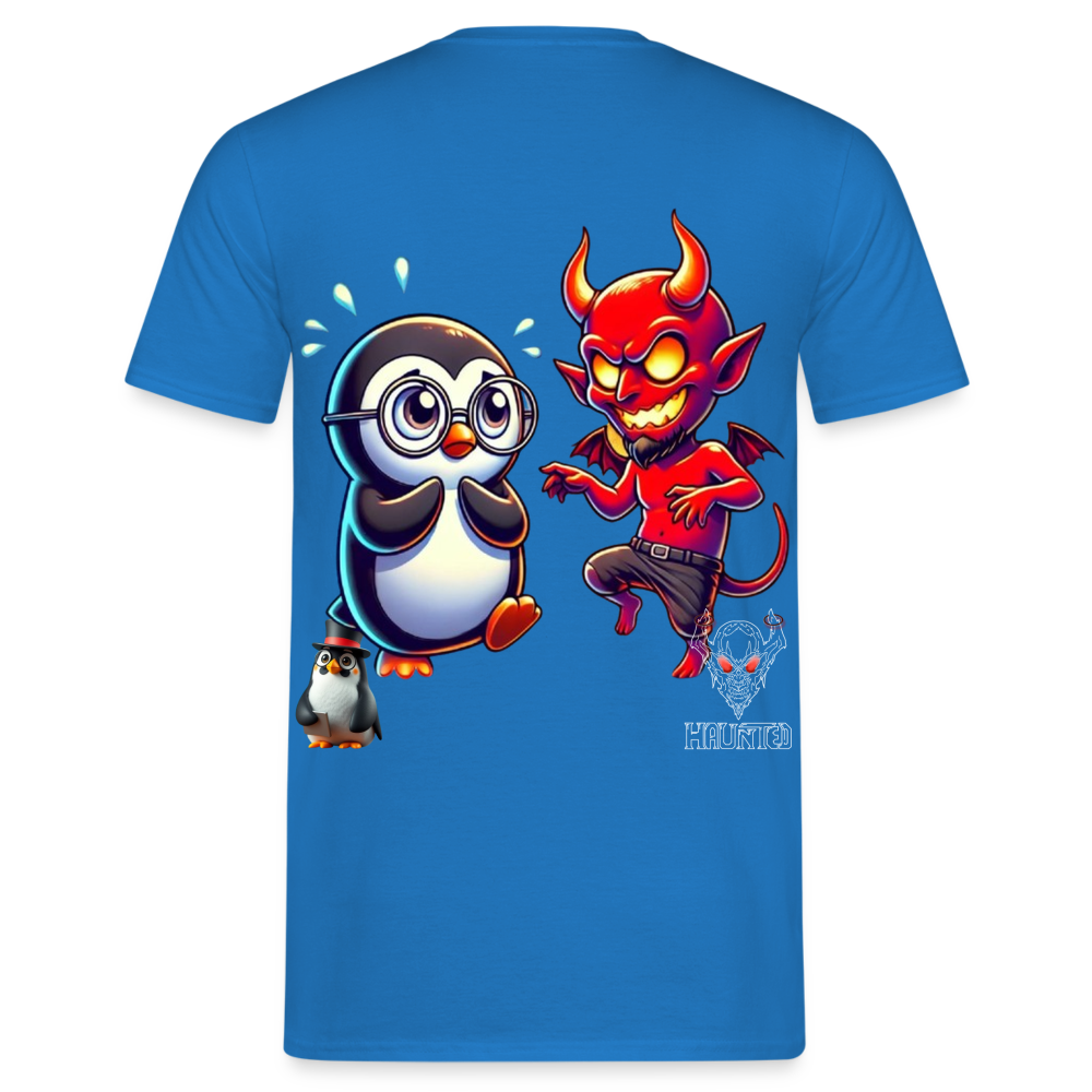 Men T-Shirt Dancing with Devil - Royalblau