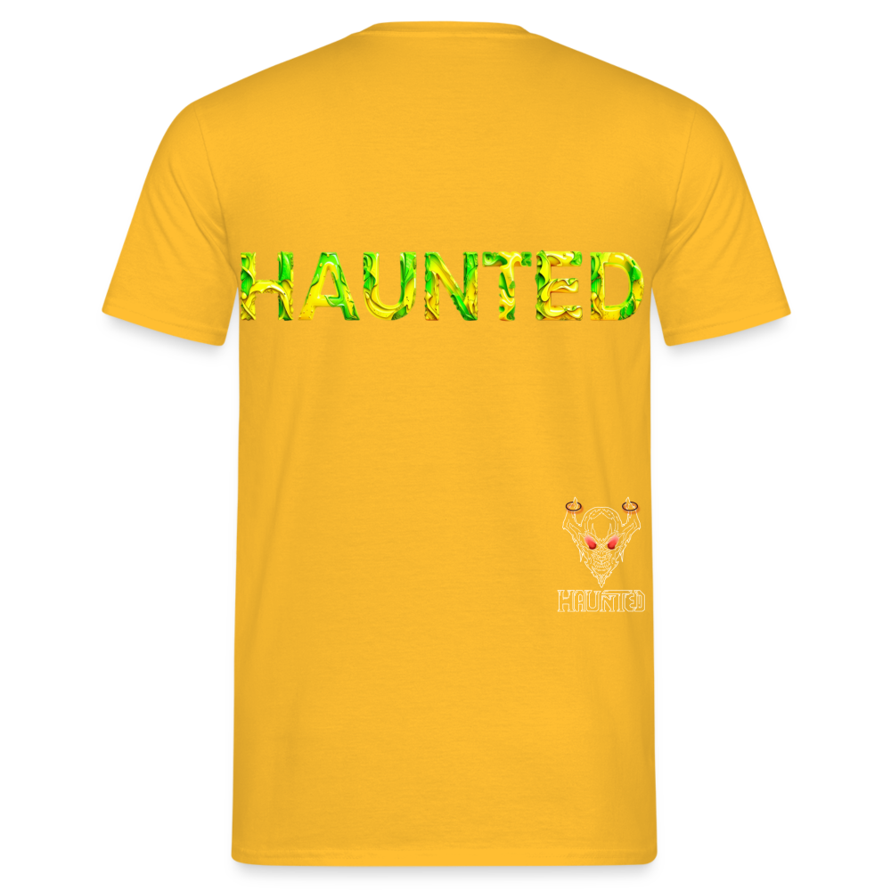 Men T-Shirt Citrus Jungle Splash - Gelb