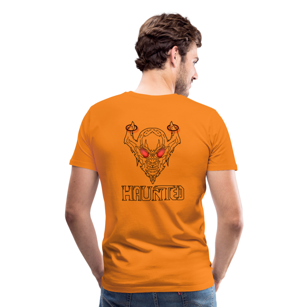 Men T-Shirt Deamon Black - Orange