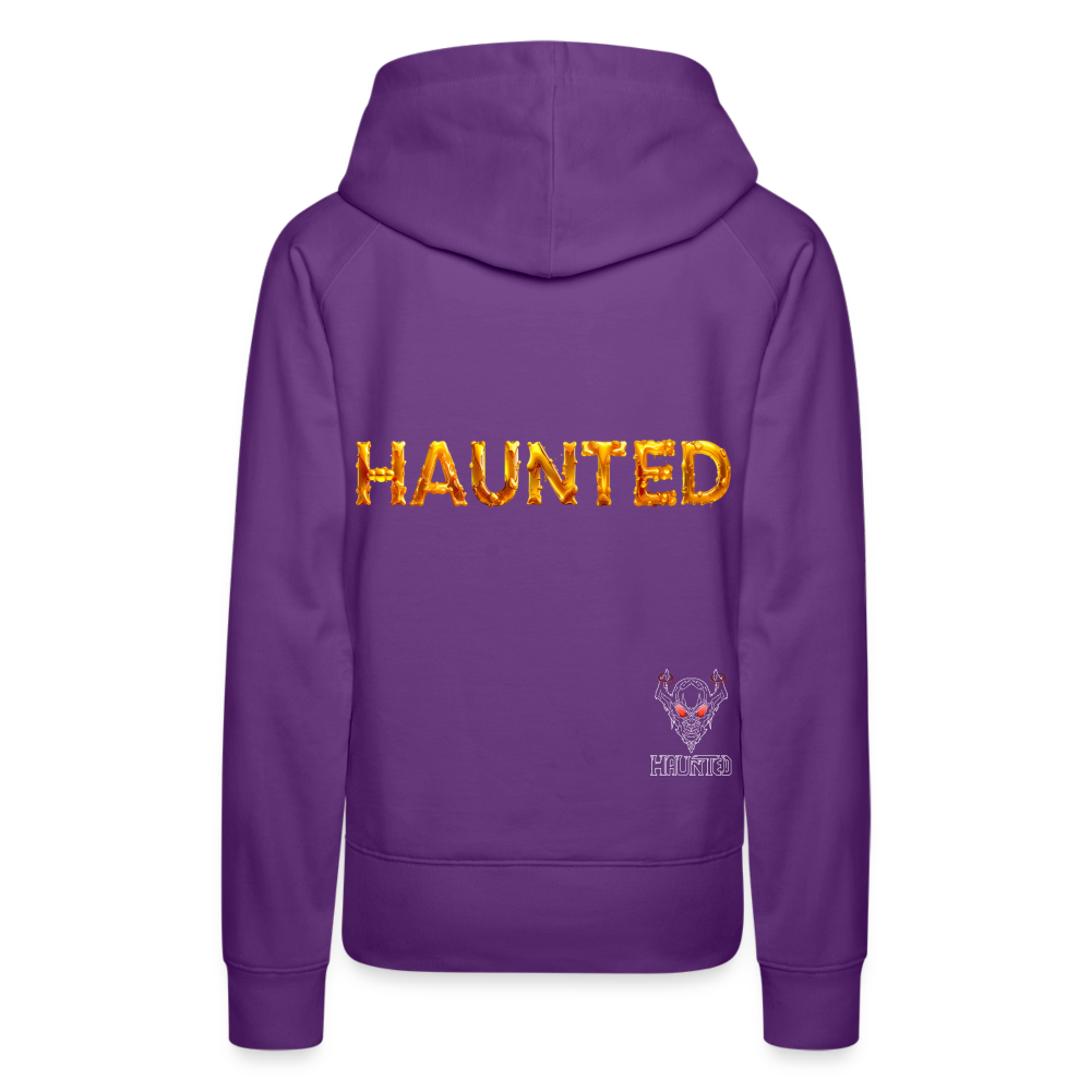 Women Hoodie Golden Nectar Glow - Purple