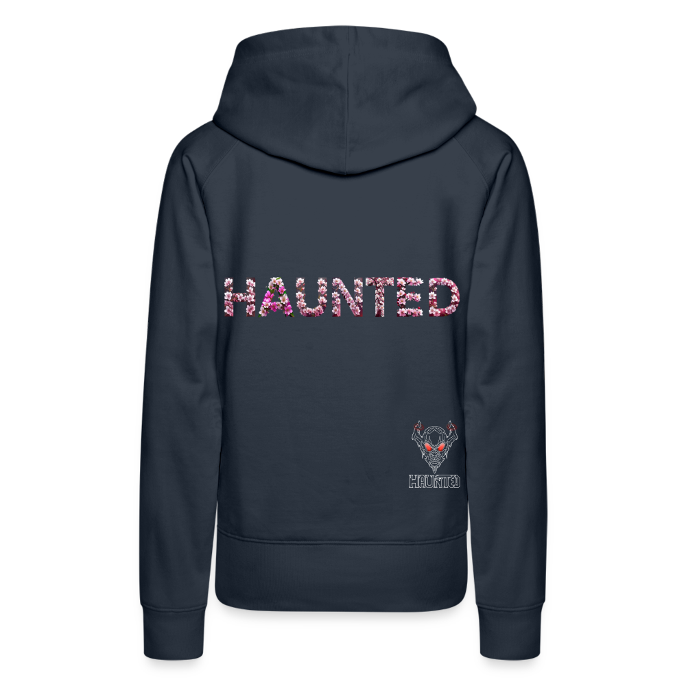 Women Hoodie Blossom Ghost Mist - Navy