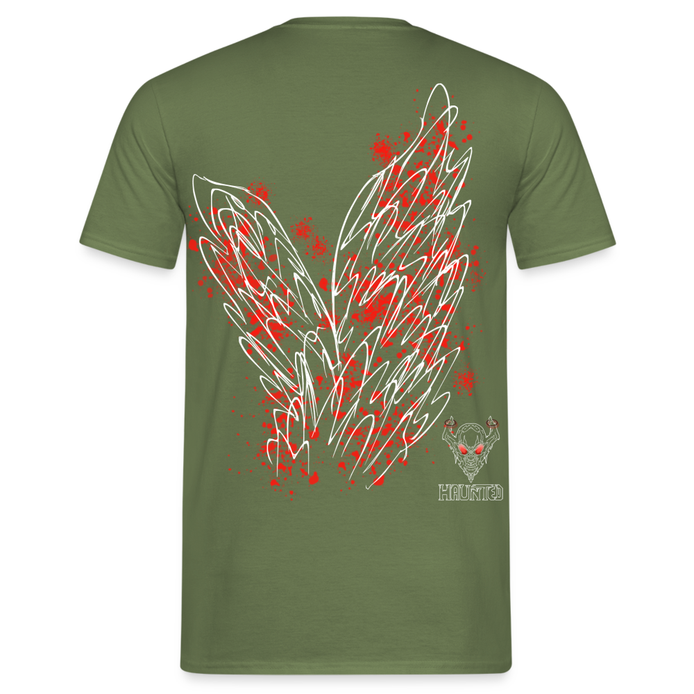 Men T-Shirt Red Wings - Militärgrün