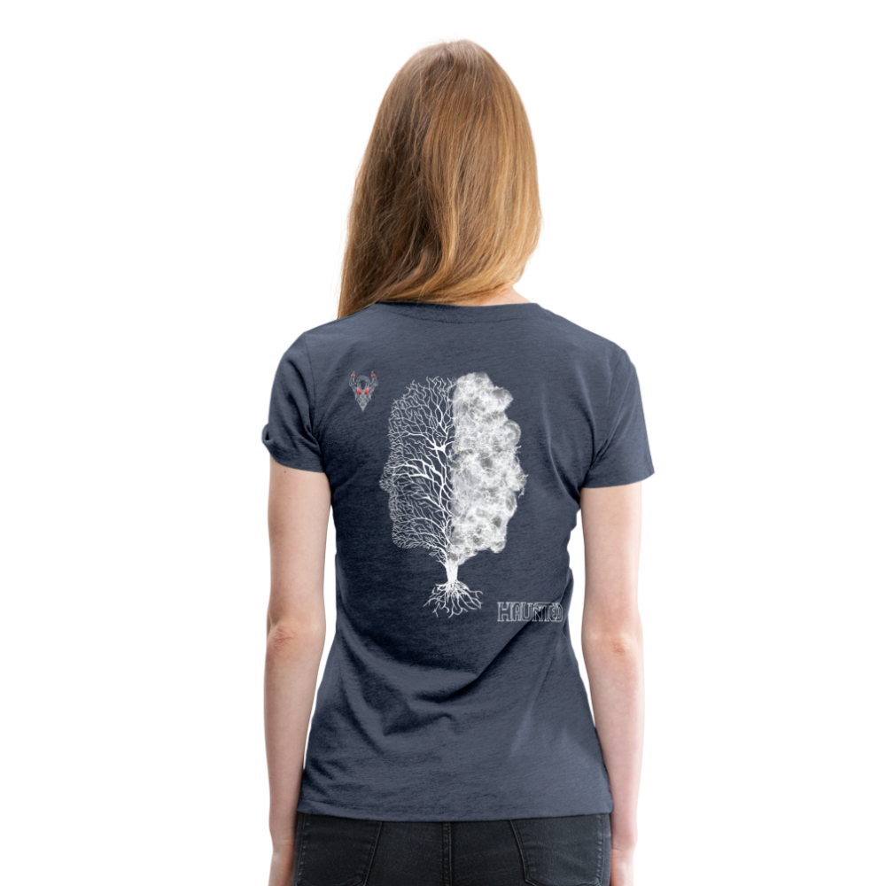 Woman T-Shirt Dead or Alive - Blau meliert