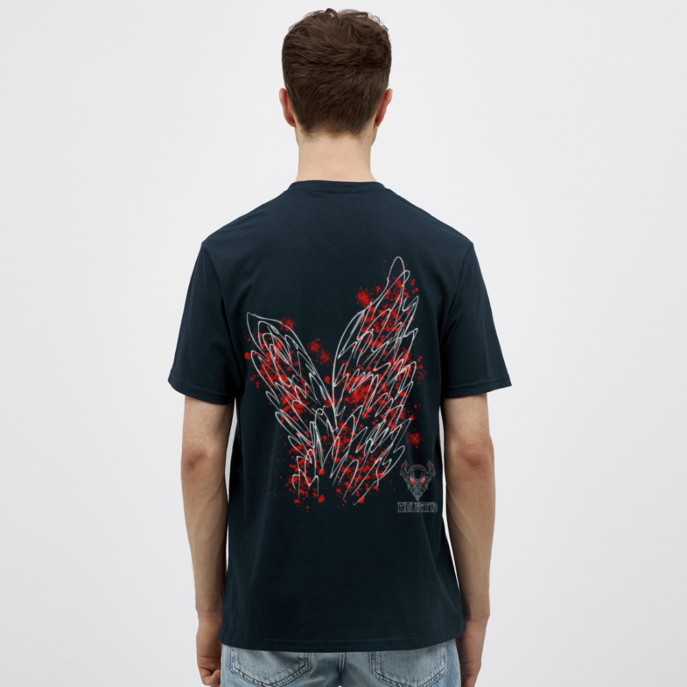 Men T-Shirt Red Wings - Navy