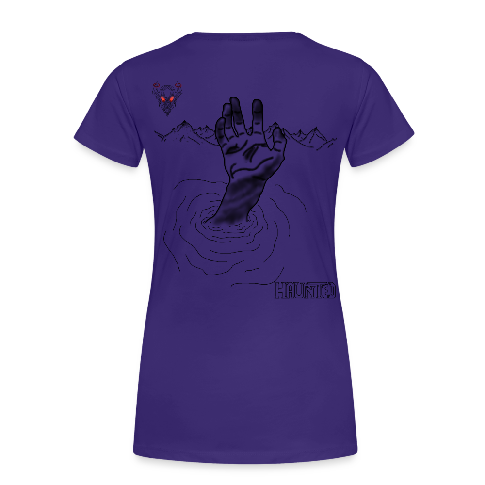 Woman T-Shirt Drowning - Lila
