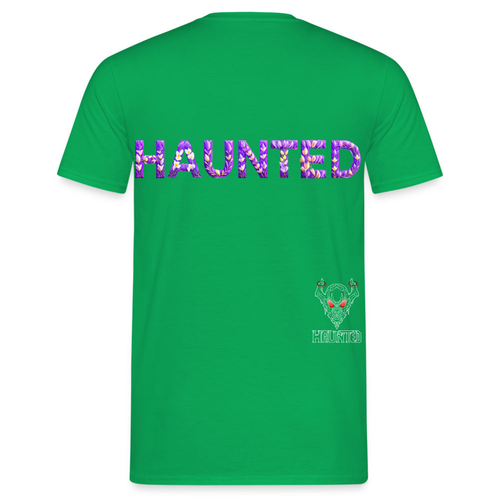Men T-Shirt Lavender Bloom Essence - Kelly Green