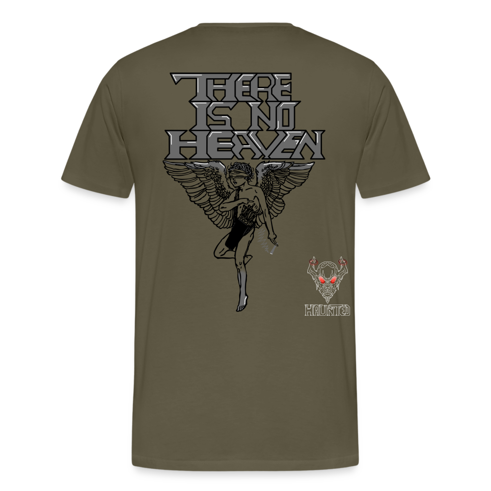 Men T-Shirt There Is No Heaven - Khaki