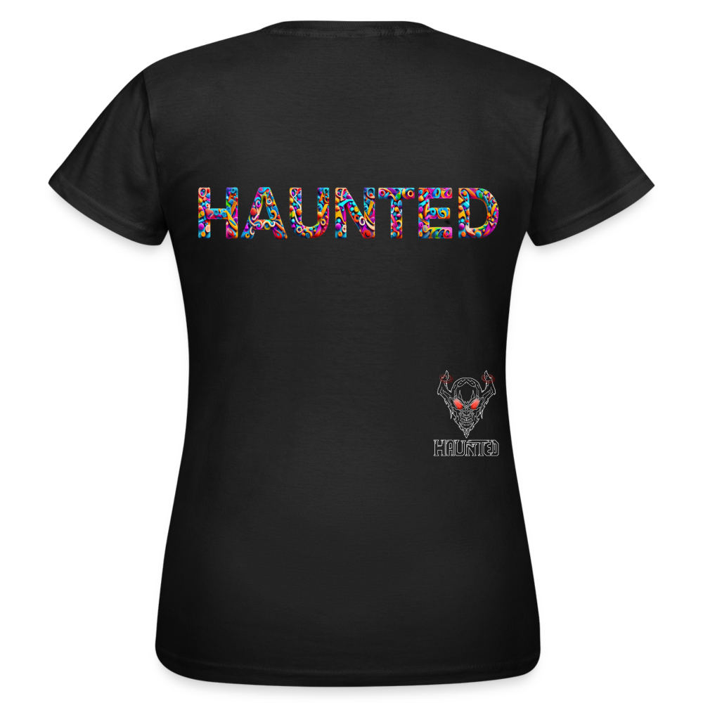Women T-Shirt Haunted Doodle Dreams - Schwarz