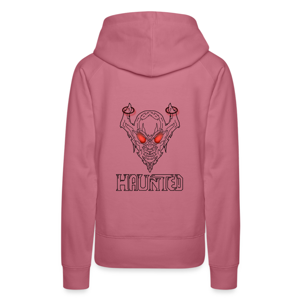 Women Hoodie Deamon White - Malve