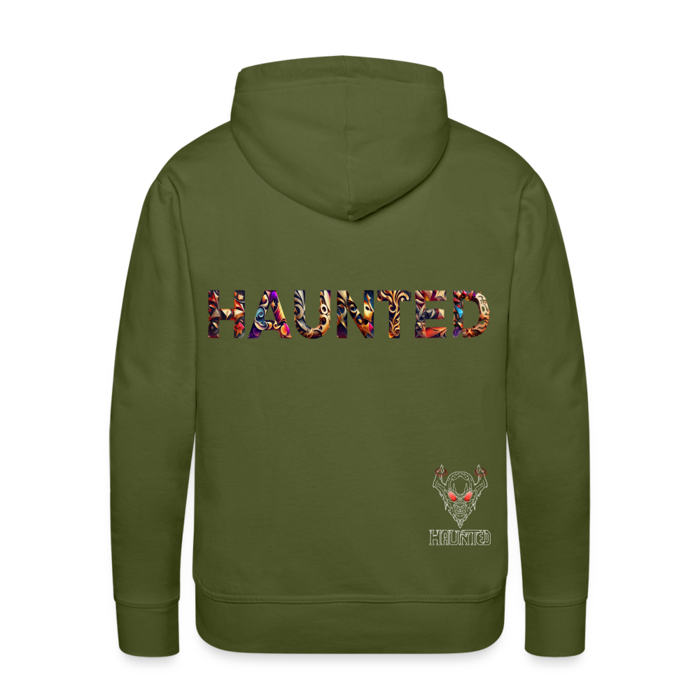 Men Hoodie Mystic Aura Blend - Olivgrün
