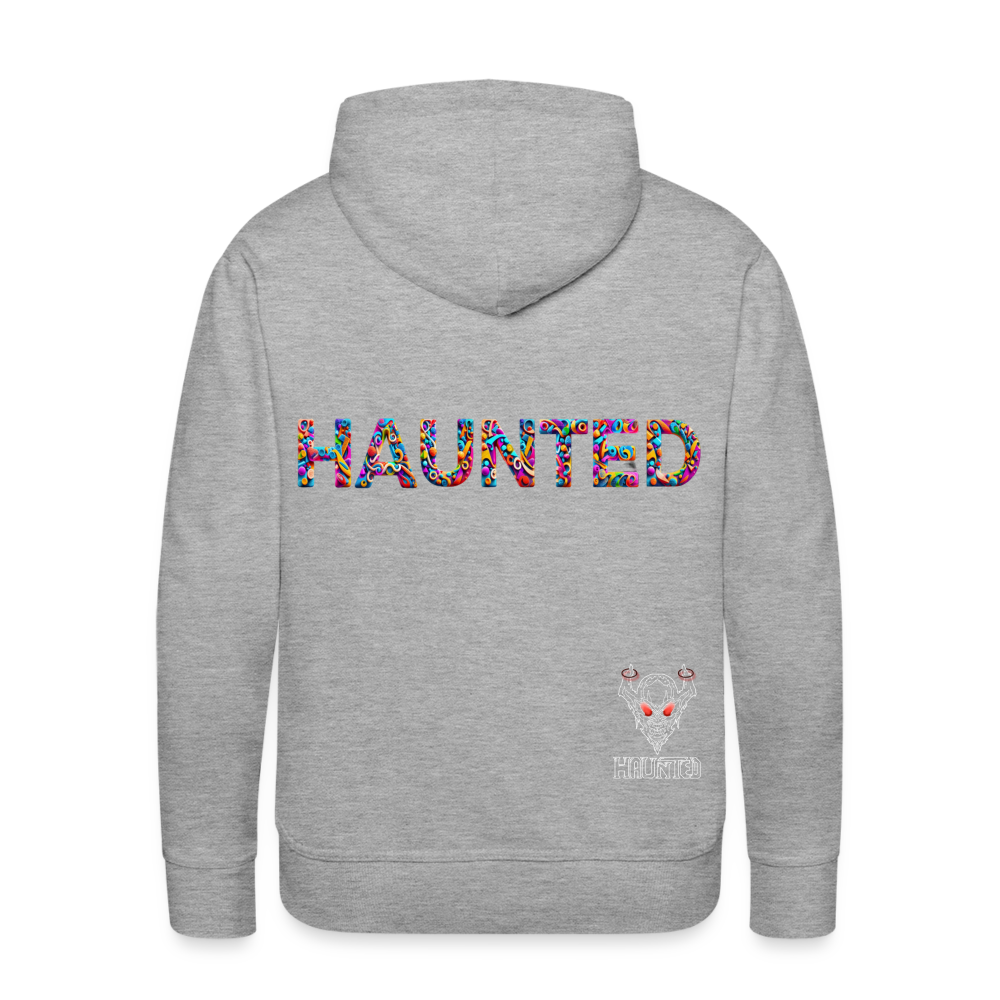 Men Hoodie Haunted Doodle Dreams - Grau meliert