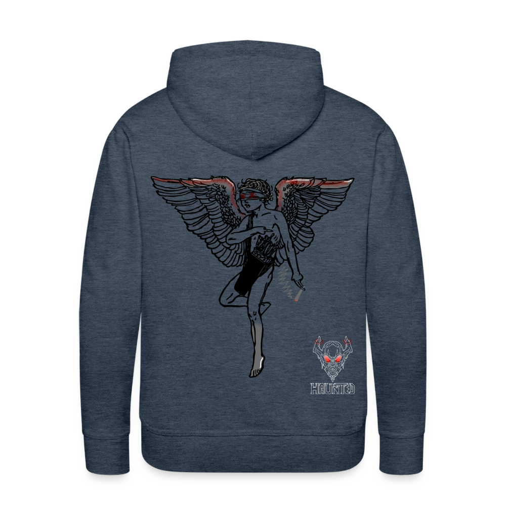 Men Hoodie There Is No Heaven bloody - Jeansblau