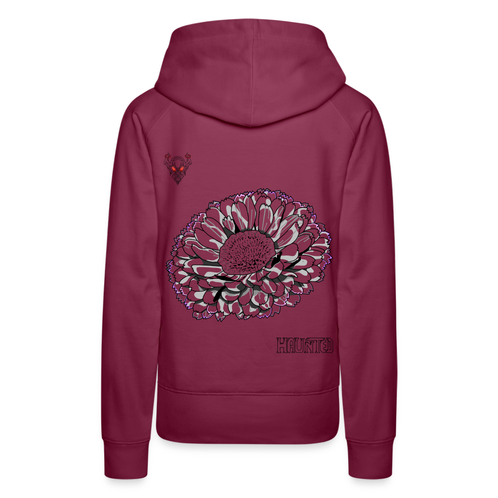 Woman Hoodie Calendula - Bordeaux